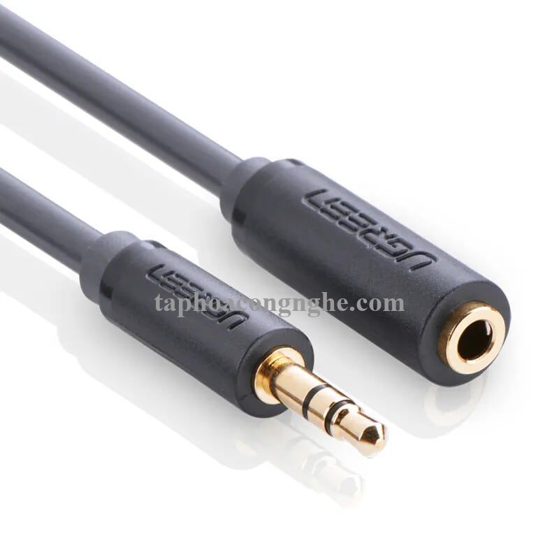 Ugreen 10785 3M màu Đen Cáp âm thanh 3.5mm nối dài AV124 30010785